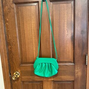 HUGE CLEAROUT! Kelly Green Vegan Crossbody Clutch